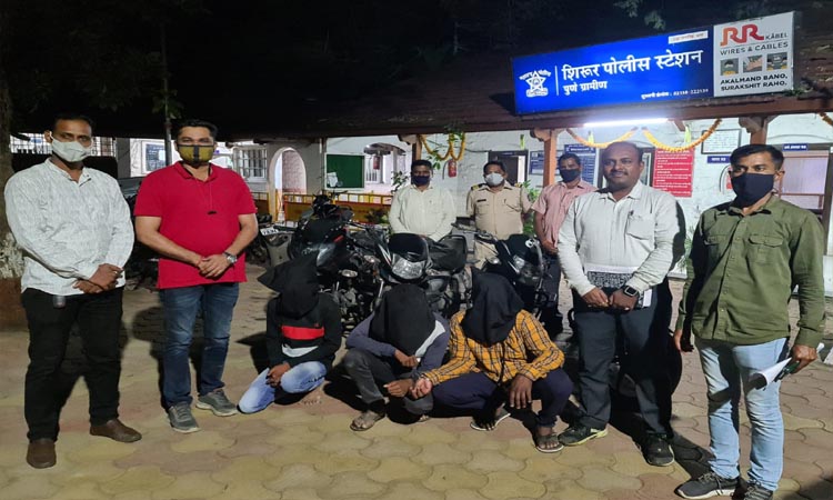 Pune Rural Police | ATM theft case revealed in Shirur; 5 theft cases uncovered from 3 accused