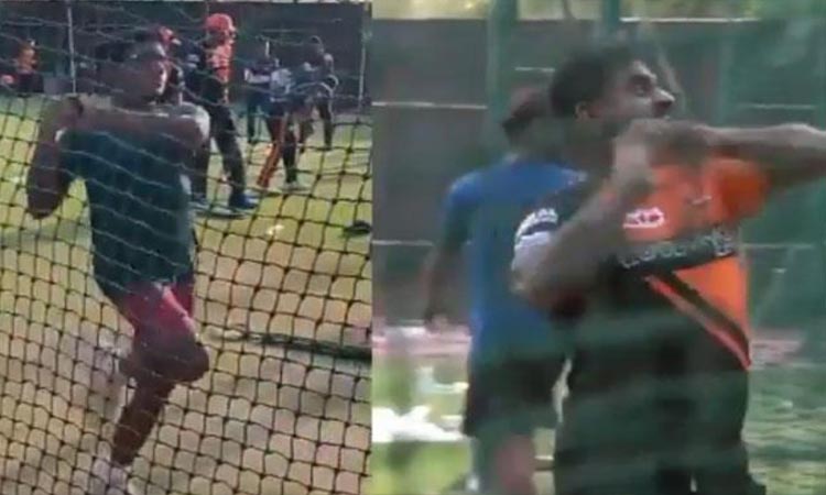 Viral Video | muralitharan son does bowling action exactly like his father video went viral