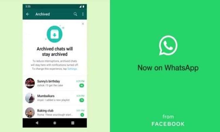 WhatsApp messaging app will now let users mute their archived chats forever