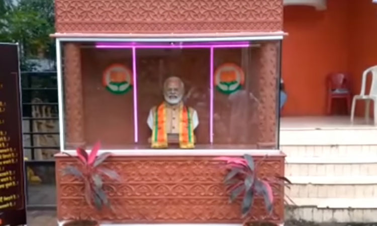 PM Modi Temple Pune | construction narendra modi temple modi bhakt