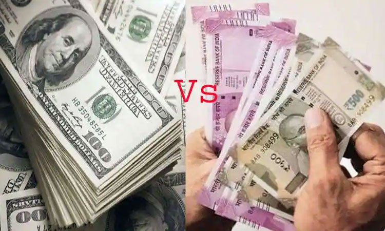 Rupee against Dollar | rupee today spiked 29 paise against dollar and 124 paise in 4 sessions know new level of indian currency
