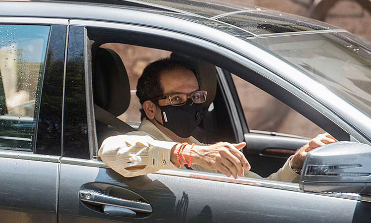 CM Uddhav Thackeray | unidentified mercedes car enters cm thackeray convoy driver arrested