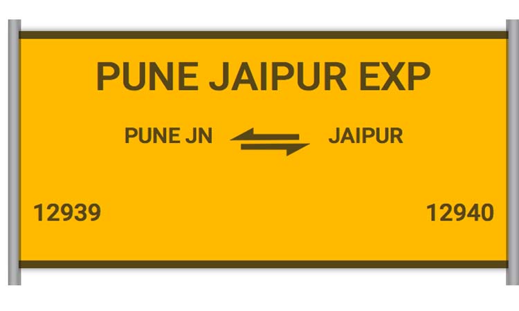 Pune Trains | Pune Jaipur special bi weekly high speed train extended