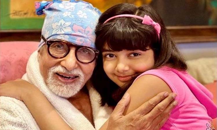 Amitabh Bachchan | aishwarya rai share cute picture of aaradhya with dadu amitabh bachchan