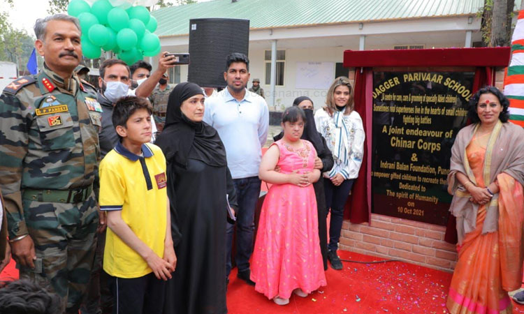 Indrani Balan Foundation | Inauguration of Dagar Parivar School in Baramulla, Kashmir through the initiative of Indrani Balan Foundation