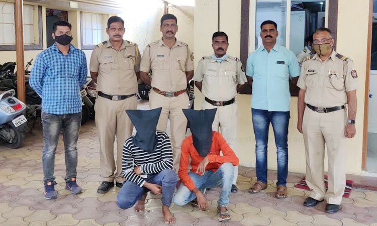 Pune Crime | Two persons who stole copper wire from MSEB's DP were arrested and 101 kg of copper was seized