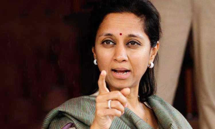 MP Supriya Sule | after the 'income tax' raid Supriya Sule said, "Struggling is Pawar's specialty. Maharashtra will not bow down to Delhi."