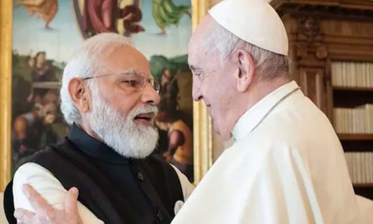 RSS On PM modi Meets Pope Francis | on the modi pope francis meeting the rashtriya swayamsevak sangh (RSS) said because of such visits your