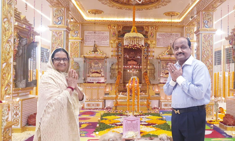 Pune Jain Temple | Concluding 'Panchanhika' festival at a Jain temple in Lake Town