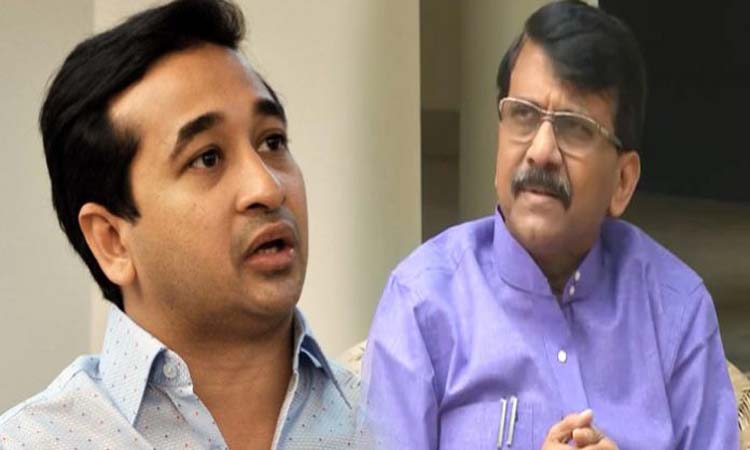 Nitesh Rane On Sanjay Raut bjp leader and MLA nitesh rane reaction over ed action on shiv sena sanjay raut property