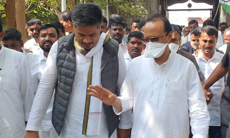 Ajit Pawar | ajit pawar told MLA rohit pawar you are mla if you use mask i can tell others