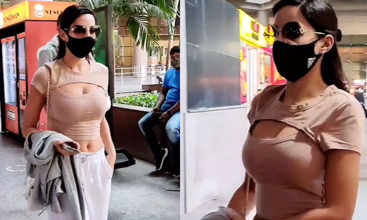 Nora Fatehi Troll | such a cut in nora fatehis top trolled on airport video