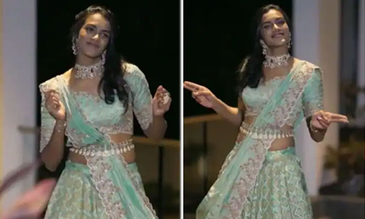 PV Sindhu | badminton player pv sindhu dance on love nwantinti song and video goes viral on social media