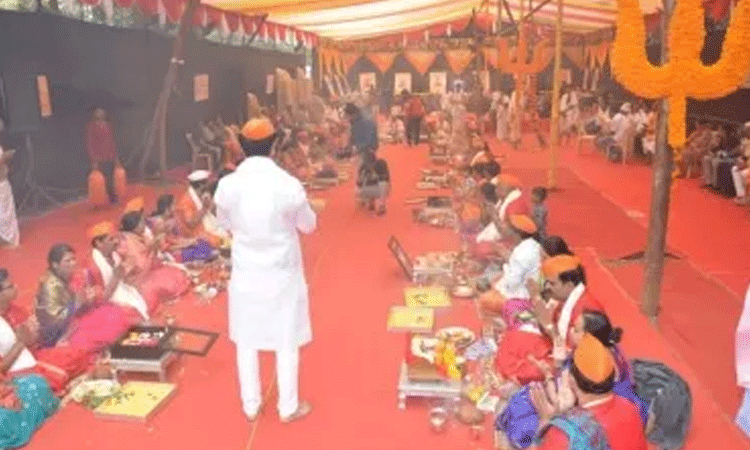 Paduka Darshan Ceremony | paduka darshan ceremony of 12 shakti peeths in india lahu balwadkar social welfare initiative balewadi area