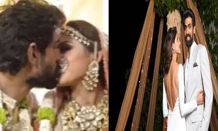 Rana Daggubati | rana daggubati liplock kissing video viral in front of people in wedding season