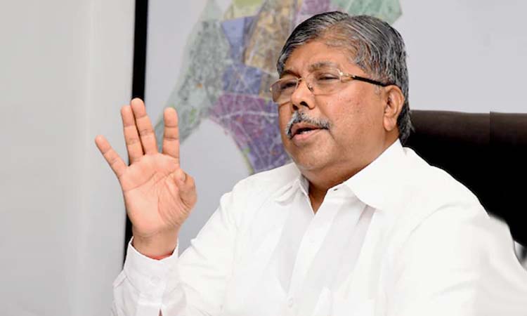 Chandrakant Patil | bjp leader chandrakant patil criticism on st workers protest state to state government in kolhapur