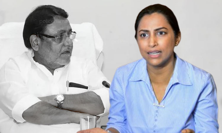 Kranti Redkar | NCB officer sameer wankhede's wife kranti redkar criticizes ncp minister nawab malik over his alligation dnyandev wankhede state excise department