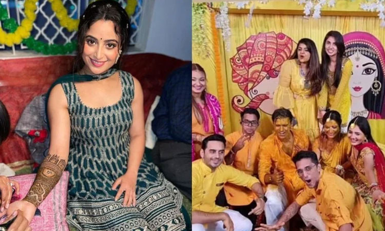 Aishwarya Sharma-Neil Bhatt Wedding | aishwarya sharma and neil bhatt wedding see mehndi and haldi ceremony pictures