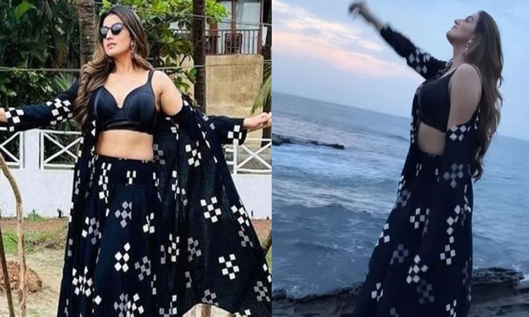 Akshara Singh | akshara singh bhojpuri actress bold photoshoot flaunts black bikini users comments