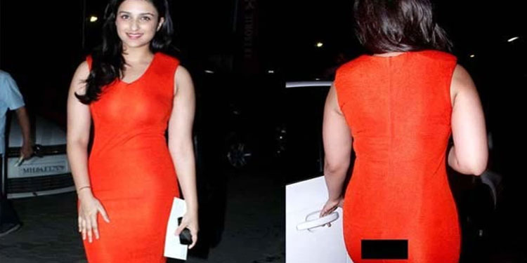 Parineeti Chopra | parineeti chopra dress torn in front of camera actress got shy