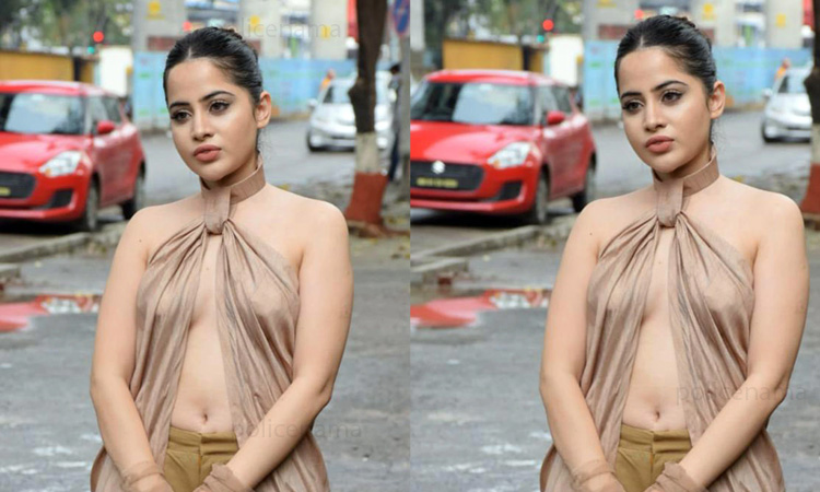 Urfi Javed | urfi javed trolled by fans for wearing brown cut out dress