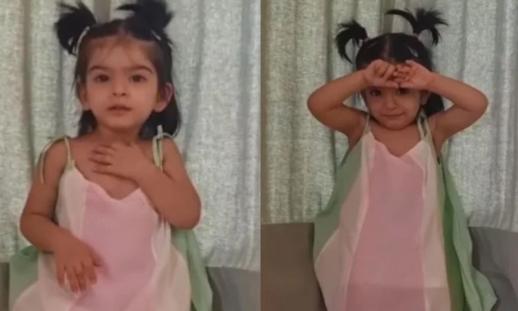 Jay Bhanushali | jay bhanushali shares beautiful video of daughter tara she sing a song for father