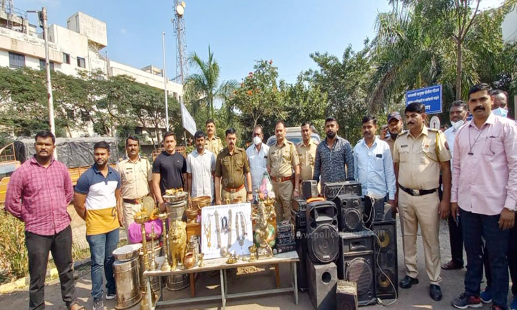Pune Crime | Great achievement of Pune Rural Police! Shirsai temple burglary gang arrested, 25 temple burglary cases uncovered - Addl SP Milind Mohite