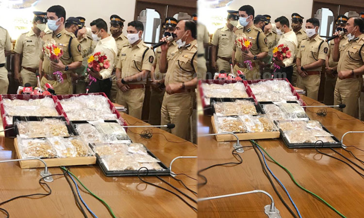 Mumbai Crime | 10 accused arrested from Rajasthan, Madhya Pradesh, Rs 7 crore seized; The servant was accompanied by his companions carrying gold ornaments