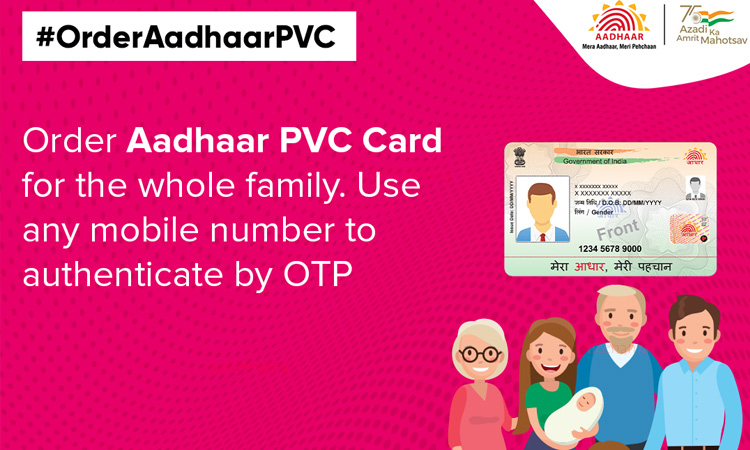 PVC Aadhaar Card | how to order pvc aadhaar card on one order check process