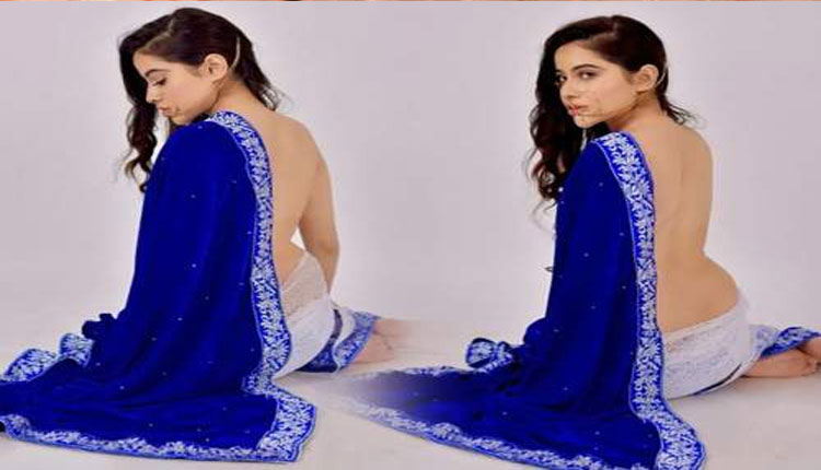 Urfi Javed | urfi javed wearing sari without blouse bold photos