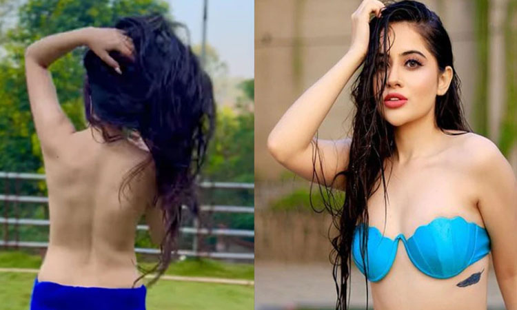 Urfi Javed Topless Video urfi javed came in front of the camera after taking off the top fans were intoxicated after watching video