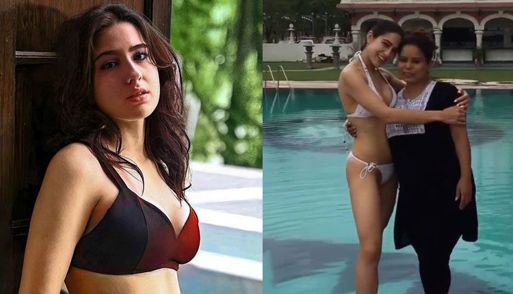 sara ali khan pushed spot girl into swimming pool people trolled her brutally
