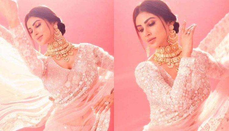 Mouni Roy Beautiful Look | mouni roy looks gorgeous and glamorous in saree photos viral on internet
