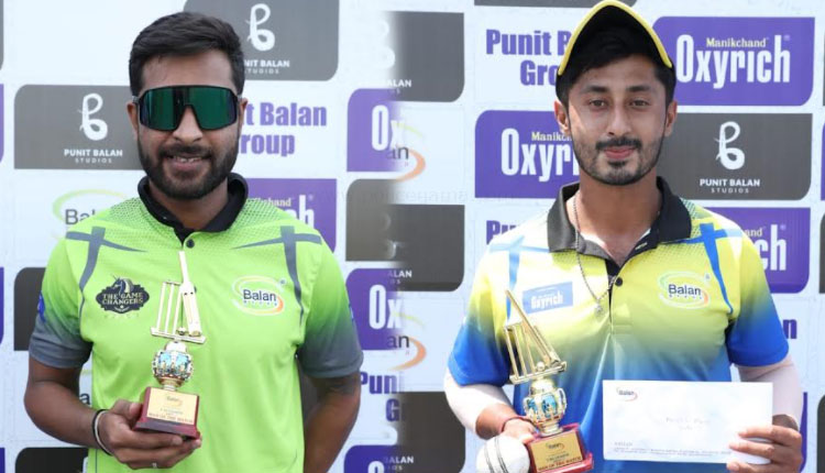 Punit Balan Group | The third ‘s. Balan Trophy 'Ajinkyapad T20 Cricket Tournament! Manikchand Oxirich, the winning opener of Gamechangers XI !!