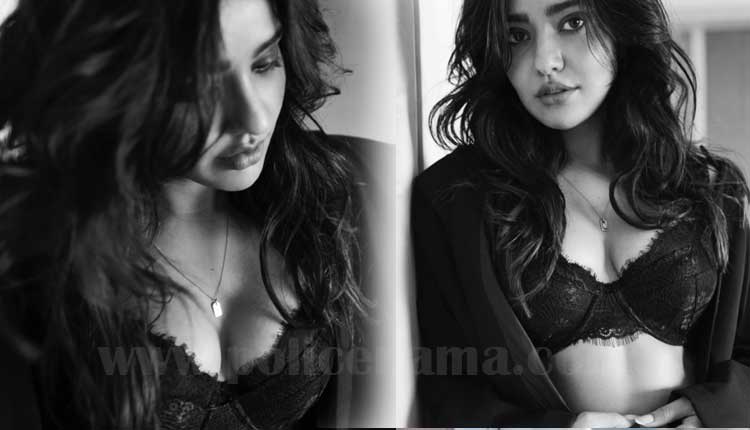 Neha Sharma Bralette Photos | neha sharma got her latest bold photoshoot in open coat she flaunts her bralette