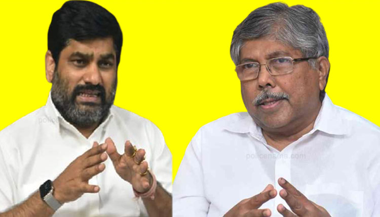 Kolhapur North By Election | Kolhapur guardian minister satej patil met chandrakant patil regarding holding of kolhapur north by election without any objection