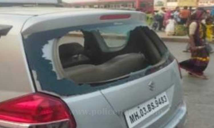 Pune Crime | vehicles vandalized at katraj chowk in pune