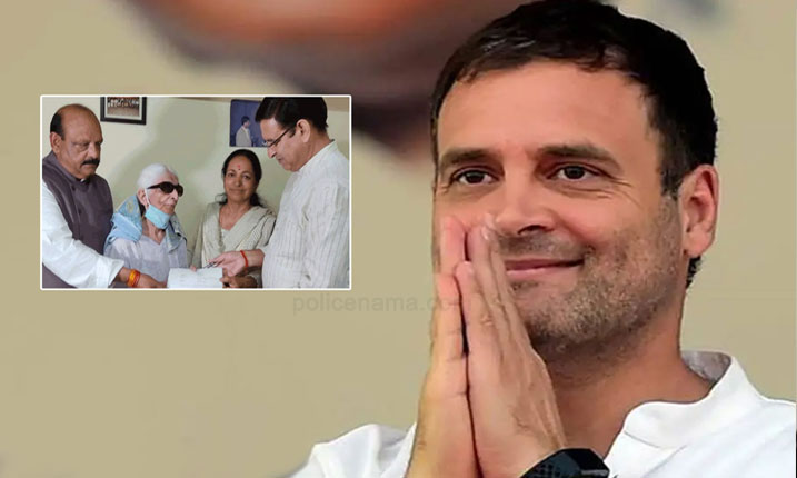 Rahul Gandhi-Pushpa Munjiyal | dehradun woman give her all property to congress leader rahul gandhi