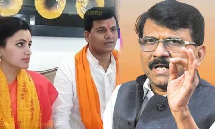 Sanjay Raut on MP Navneet Rana | mp navneet rana may be in trouble as mva government can order inquiry about allegation of loan from yusuf lakdawala