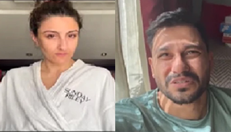 Soha Ali Khan-Kunal Khemu | actress soha ali khan beats husband kunbal khemu video viral