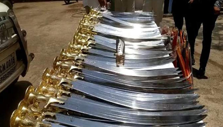 Dhule Crime conspiracy to cause riots in maharashtra 89 swords found in dhule serious allegations of bjp leader ram kadam