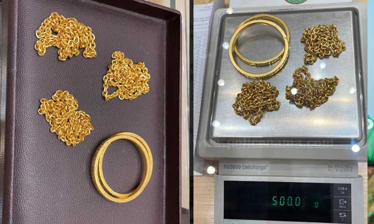 Pune Crime | customs seizes in pune airport 26 45 lakh gold from dubai passengers
