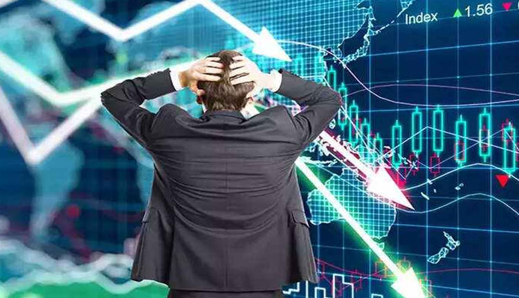 Stock Market sensex tumbles 1600 points investors lose 5 lakhs crores