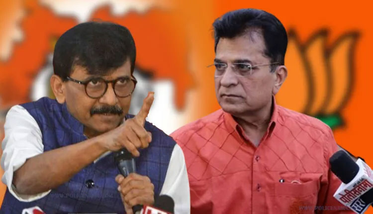 Sanjay Raut On Kirit Somaiya shivsena leader and MP sanjay raut criticism on bjp leader kirit somaiya on defamation case