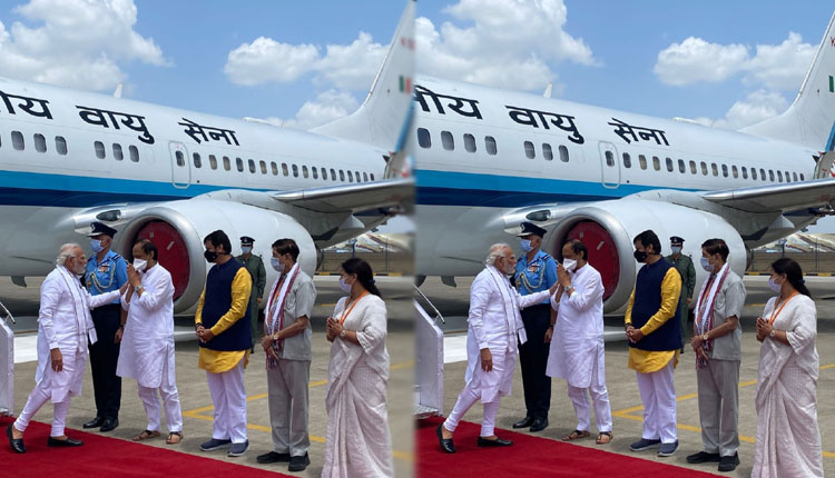 PM Narendra Modi Visit Dehu PM Narendra Modi Visit Dehu Mandir Ajit Pawar Photo Viral On Social Media