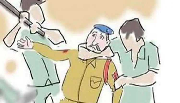 Pune Crime | A drunken rickshaw driver beaten police in Pashan area and a sub-inspector was also injured