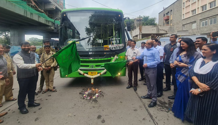 Compressed Biogas (CBG) | Inauguration of buses in Pune city from compressed biogas fuel