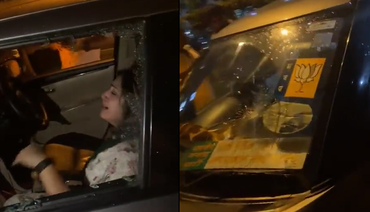 Attack On BJP Leader In Mumbai | bjp leader sultana khan attacked by unknown person in mumbai crime news