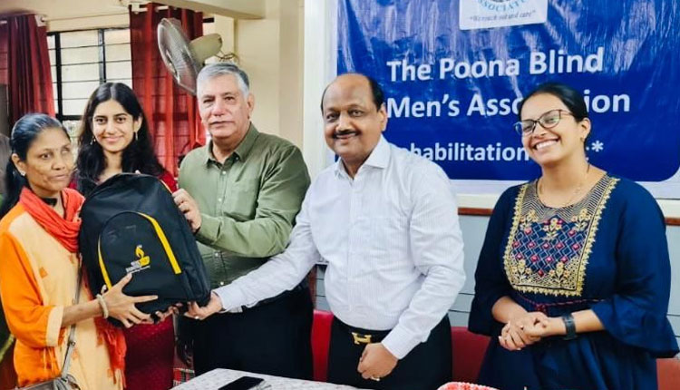 Pune News | Distribution of free educational materials to visually impaired children; An initiative of 'The Poona Blind Men's Association' and 'Seva Sahyog Sanstha'
