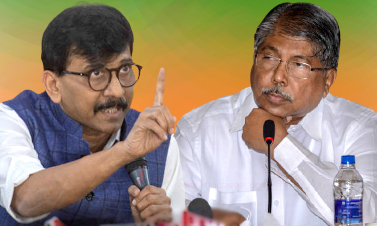 Shivsena MP Sanjay Raut | shiv sena mp sanjay raut pinched chandrakant patil bjp vs shiv sena on maharashtra political crisis